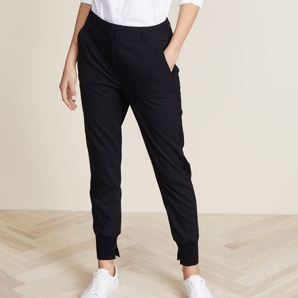 3.1 Phillip Lim Navy Blue Wool Blend Jogger Pant - Picture 1 of 13